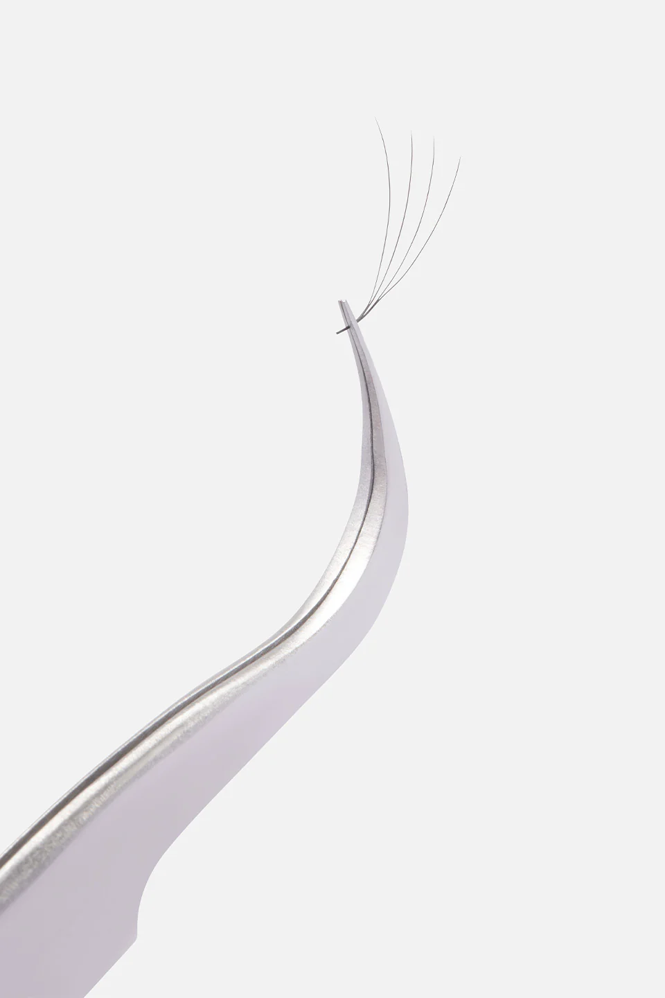 Pinzetta per extension ciglia punta curva - Image 3